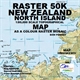 Raster 50k New Zealand North Island - DVD
