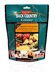Backcountry Cuisine Camp Meals Pasta Dishes, Spaghetti Bolognaise