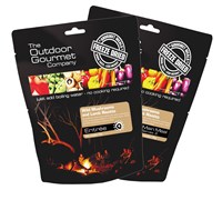 Outdoor Gourmet Company Camp Meals Lamb Dishes, Wild Mushrooms and Lamb Rissoto