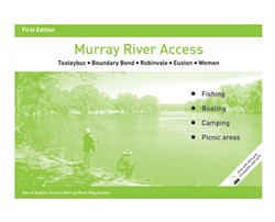 Spatial Vision Maps Outback & Regional, Murray River Access Map - Lime