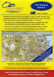 OziExplorer GPS Mapping Software, OziExplorer Software CD