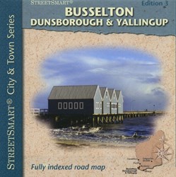 StreetSmart Maps State & City, Busselton, Dunsborough & Yallingup