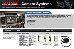 Universal Vehicle Rear View Camera Information