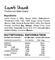 Traditional Mint Gravy Lamb Shank Ingredients & Nutritional Information