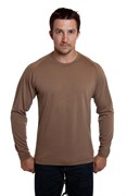 Unisex Long Sleeve Crew (Tan)