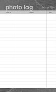 Photo Log Page