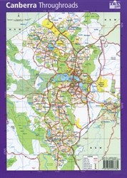 Canberra A4 City Map