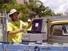 Working in a trade