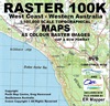100k West Coast WA Digital Map DVD