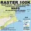 100k South Coast WA Digital Map DVD