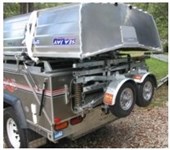Barcoo Folding Boat Trailer