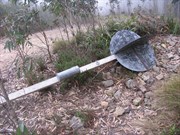 Trig post has seen better days