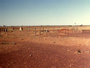 The old cemetery near the JC Hotel