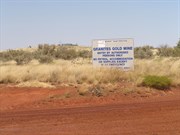 Entry to Granites Gold Mine