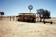Old Bus on Bollards Lagoon Road