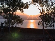 Sunset views from the Five Rivers Lookout
