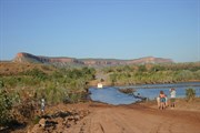 Pentecost river crossing. June 2005
