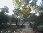Path and view leading to well 3