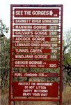 Sign at the Derby End of the Gibb River Road