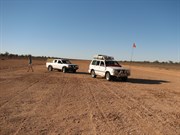 Old air strip near Poeppel oil well