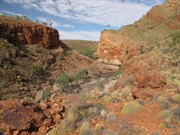 Southward view through gorge