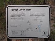 Sign for Tolmer Creek walk