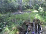 View of the bridge which no longer exists