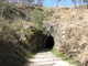 Western entrance to tunnel