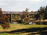 The Gwyder River and parkland at Bingara