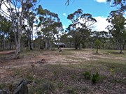 Camp sites and under cover eating BBQ area