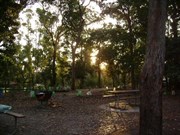 Campsite at sunset March 06