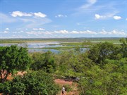View south over floodplain after TC Monica April 06