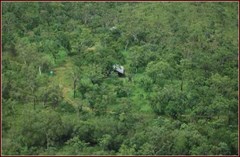 World War II Airstrip Coomalie  - shape on Coomalie Strip 