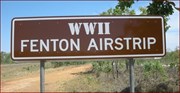 World War II Airstrip Fenton   - Fenton Sign