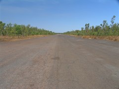 World War II Airstrip Fenton   - The 6070 feet long landing strip