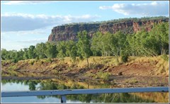 Victoria River Roadhouse - Victoria River from Old Bridge Down Stream