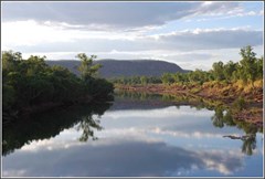 Victoria River Roadhouse - Victoria River from Old Bridge Down Stream