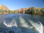Enjoying a gorge cruise
