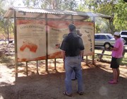 Caves entry sign