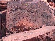 Carvings along the Ewaninga walk