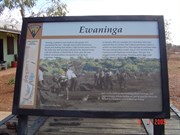 Signpost about the Ghan Line