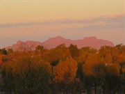 Sunrise on Olgas from Ayers Rock Resort