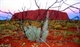 Ayers Rock (Uluru) - Artisit view of rock