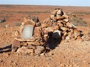 The 2 Stone Cairns on top of Poodinitterra Hill