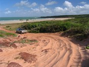 Northern exit off beach