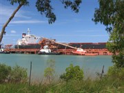 Loading bauxite ore