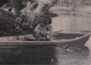 Crossing the river circa 1940