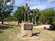 The intrepid British mariner in bronze