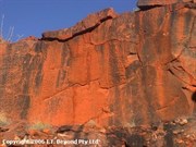Larger rock carvings