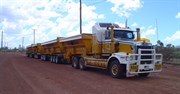 One of the many Roadtrains that pass through Mount Isa